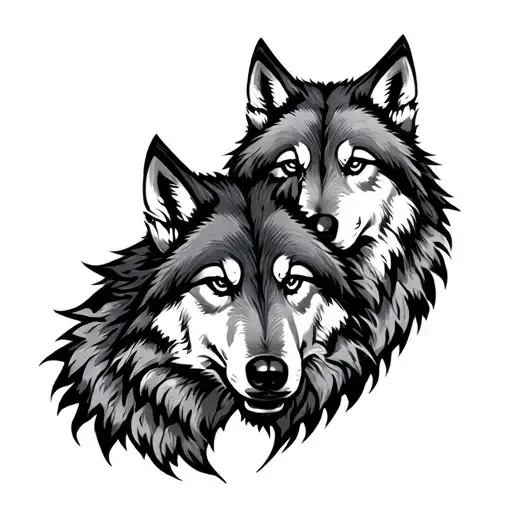 Vikinger Wolves Pattern For The Upper Arm