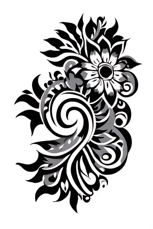 Mexican Filipino Tribal Patterns Combined