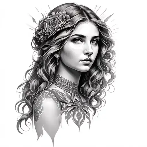 English And Slovak Ancestry Strong Woman Symbolic