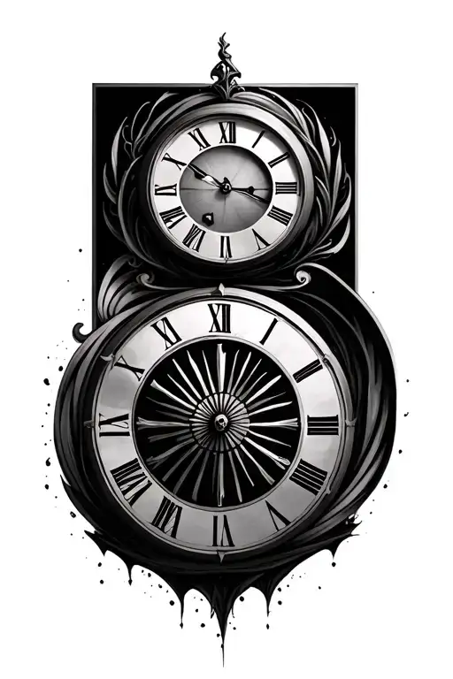 Double Clock Face Morphing