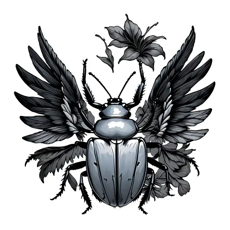 Ecipcio Beetle With Stretch Wings