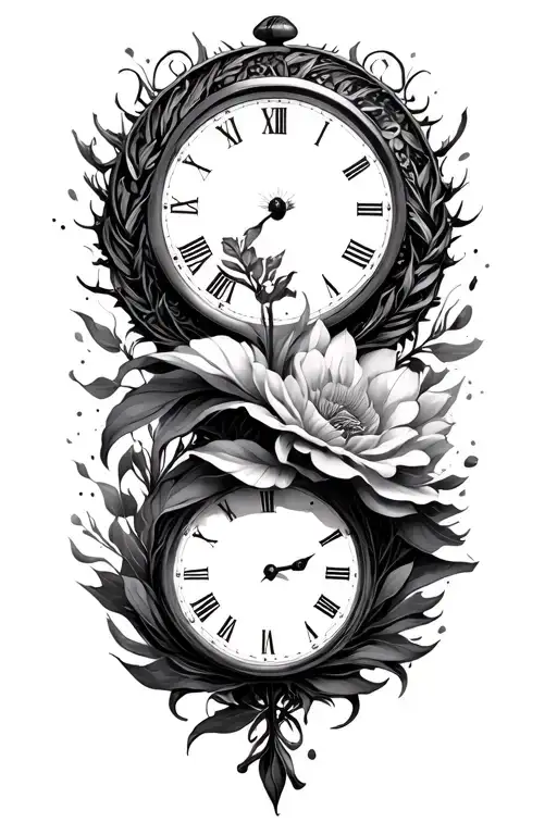 Running Out Of Time And Life Intertwined