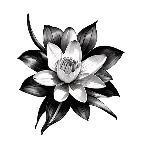 Daffodil And Water Lily