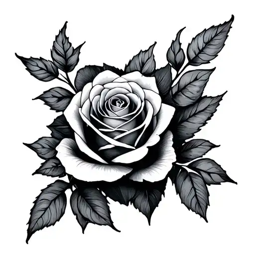 Tahmia And Rose Intertwined