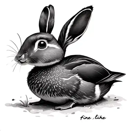 Fine Like Duck And Bunny Together