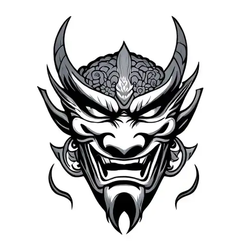 Japanese Oni Mask
