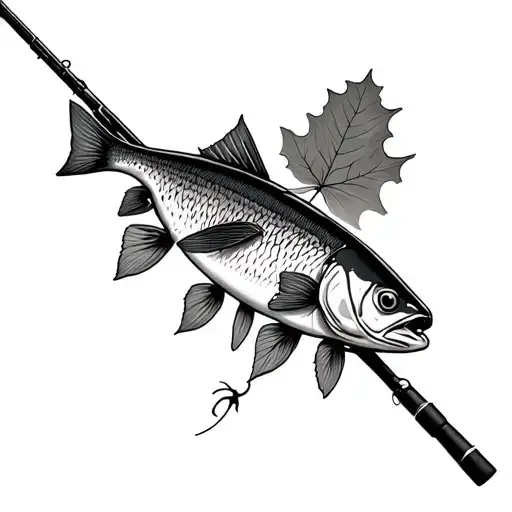Fall Fishing Rod