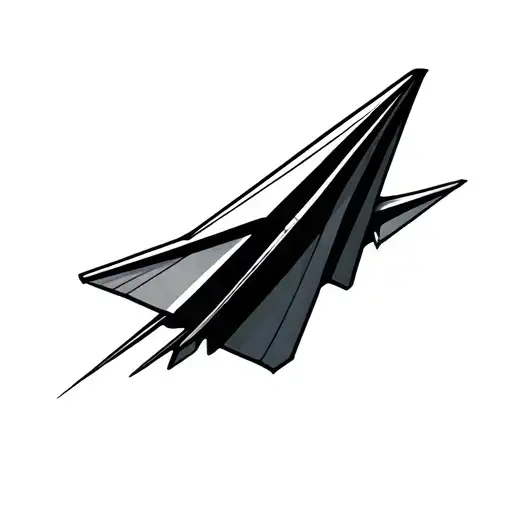 Paper Airplane Flying