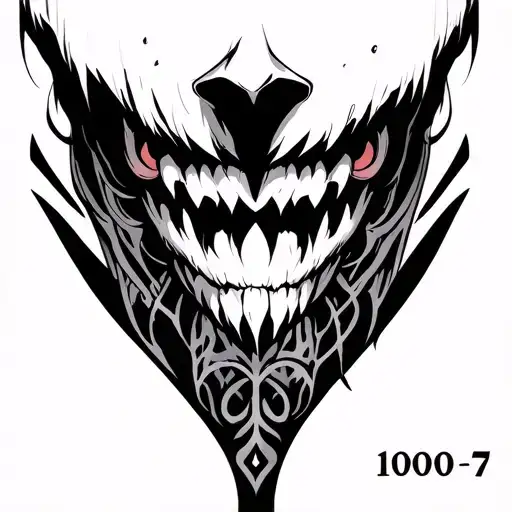 1000-7 Counting Down Tokyo Ghoul Neck