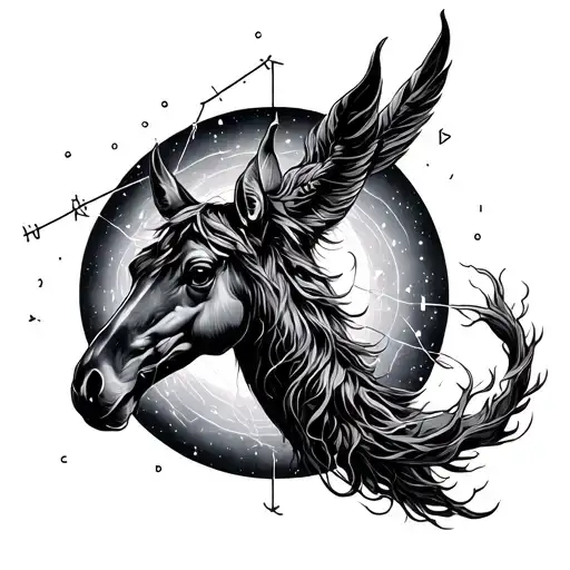 Sagittarius Constellation Intertwined Within