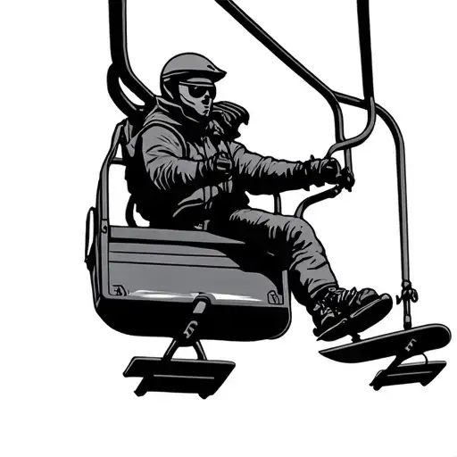 Ski Lift Being Flown In With Black Hawk
