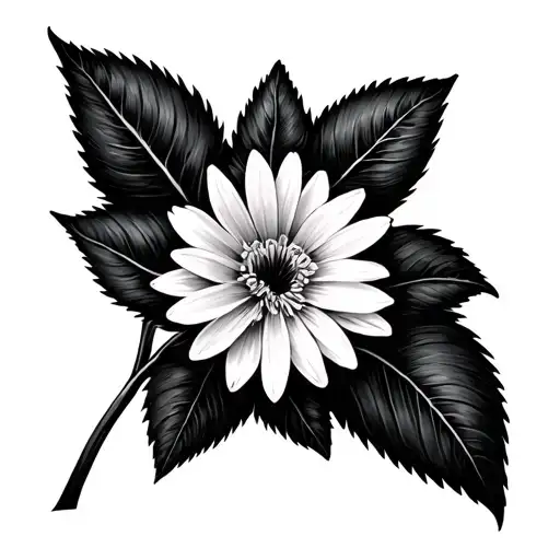 Aster And Lily Of Valley