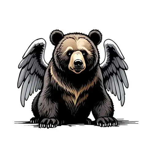 Bear With Wings
