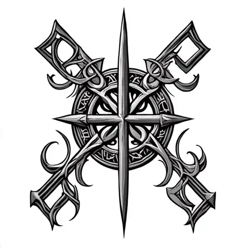 Hawkins In Norse Runes