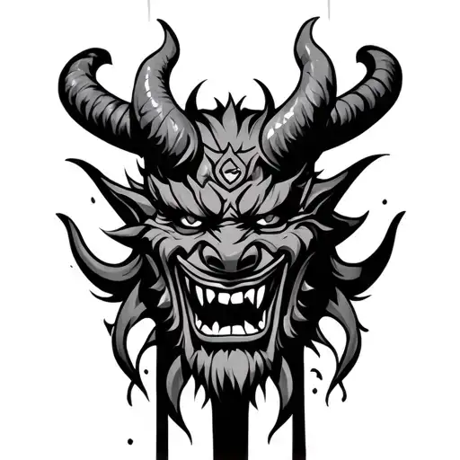 Oni Demon Mask