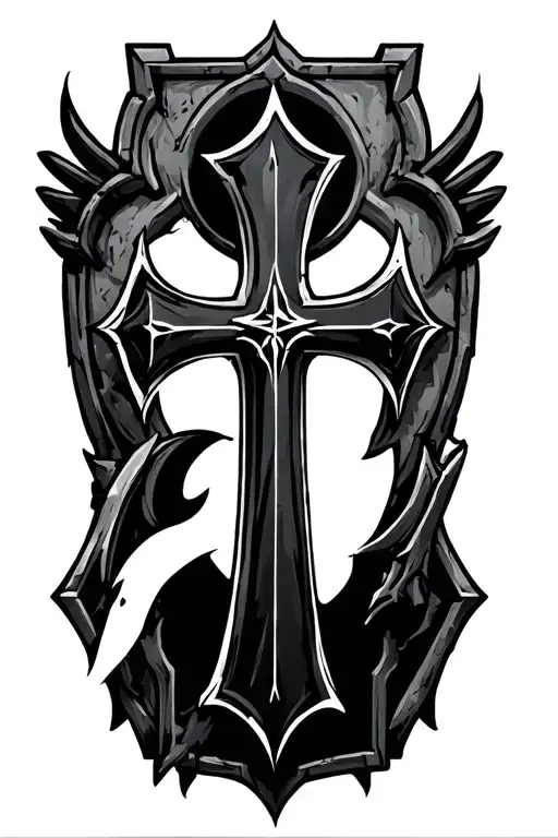 Warhammer 40K Black Templars Cross