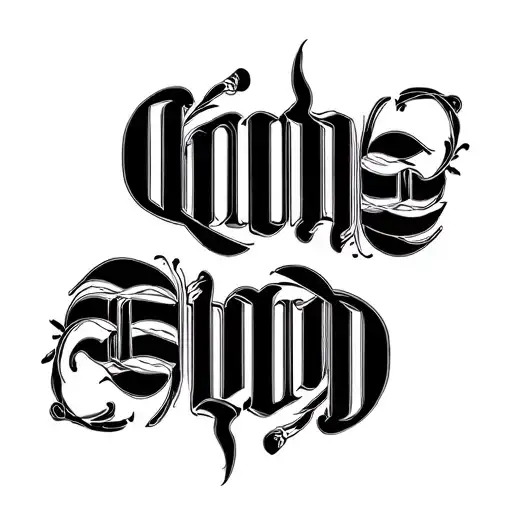 Two Word Ambigram Generator