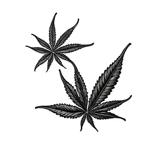 Weed Leaves Morphing
