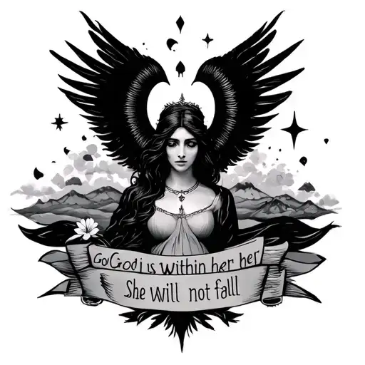 God Is Within Her She Will Not Fall