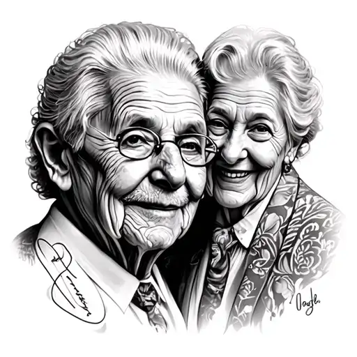 Blapink With Thrit Signatures Grandparents