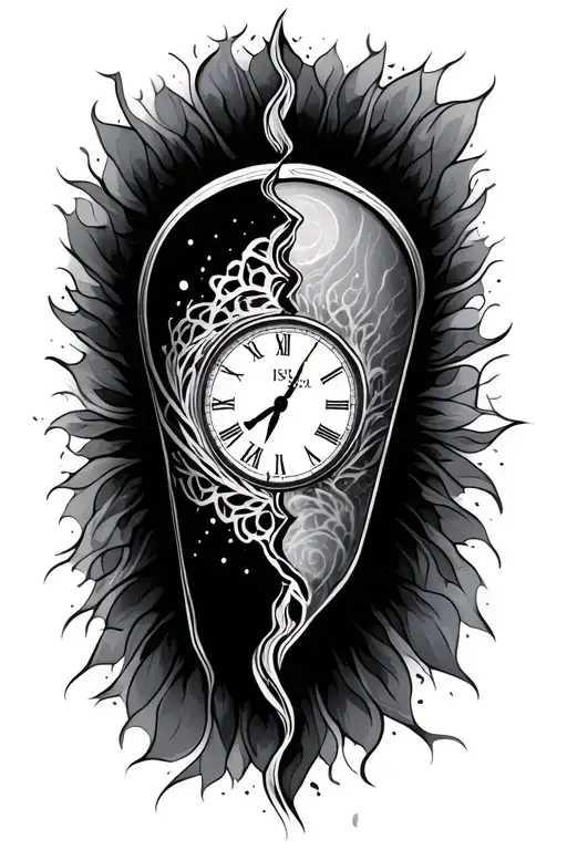 Time Is An Illusion Words Split On Knee