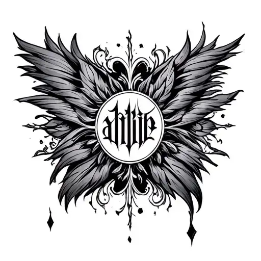 Ambigram With Beautiful And Disaster