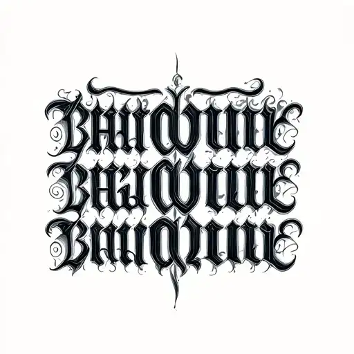 Ambigram Of Words