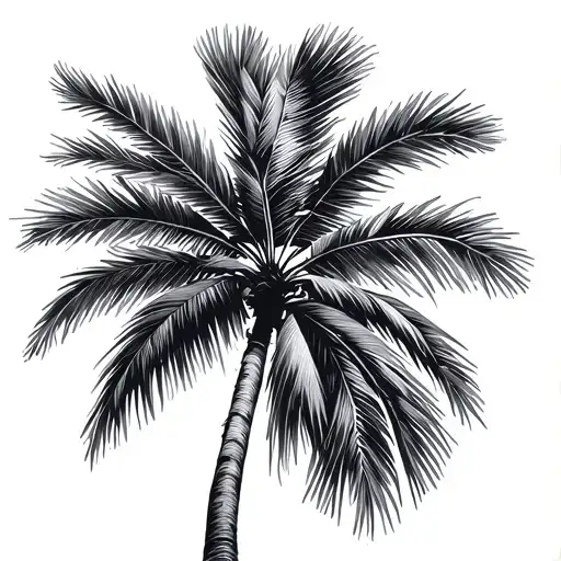 Puerto Lopez Witha Palm Tree Branch