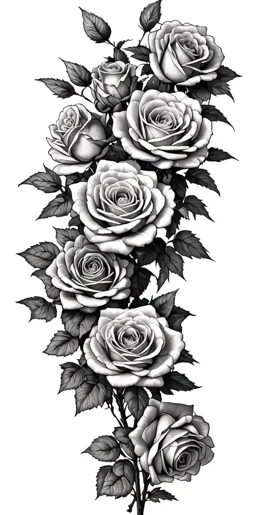 Big And Thick Rose Bush With 20 Roses