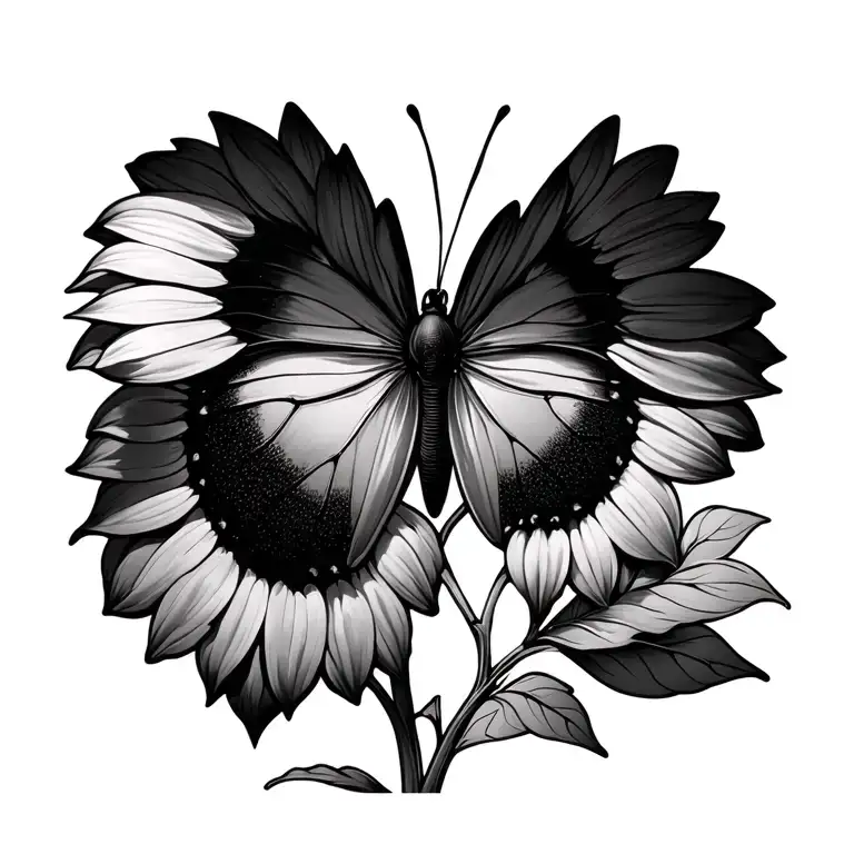 Sunflower Butterfly