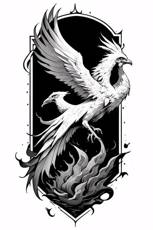 Phoenix Rising From Ashes