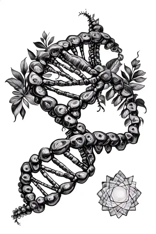 Hexagon Filled Life Dna