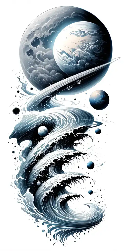 Space Vs The Ocean Merging