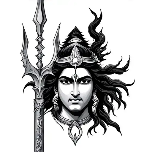 Lord Shiva Trident