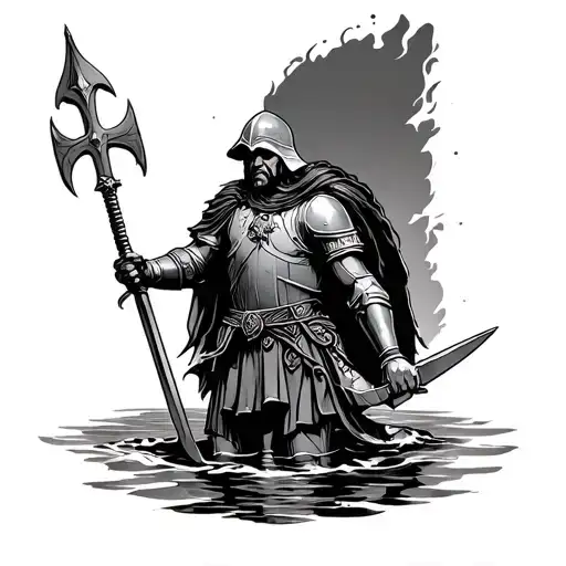 Marine With Knights Templar