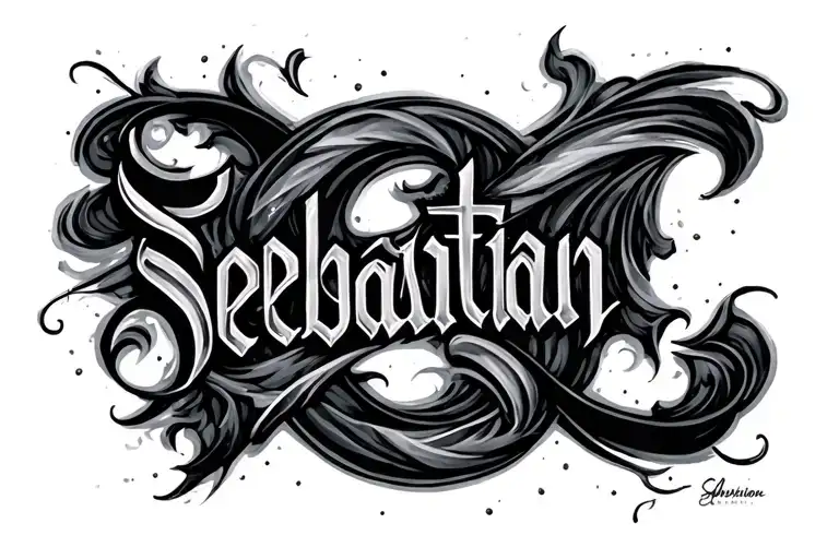 Sebastian Name Written