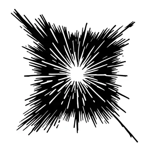 Small Tatoo On My Forearm Of A Firework Very Simple