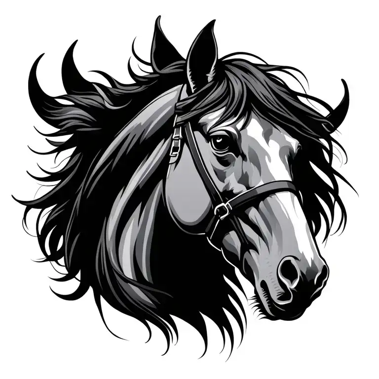 Horse Head Surrounded