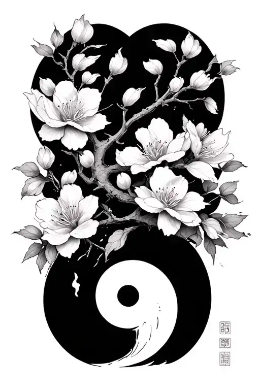 Yin Yang Cherry Blossom