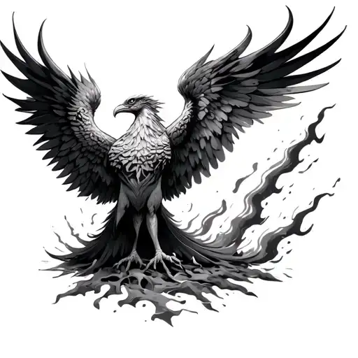 Phoenix Rising From The Ashes