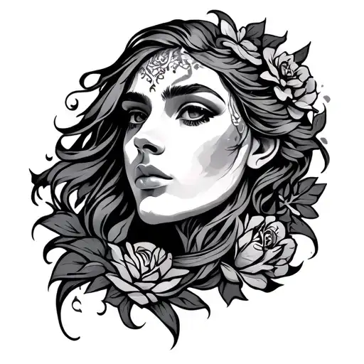 Stylized Forearm Tattoo That Signifies Patiences And Perseverance