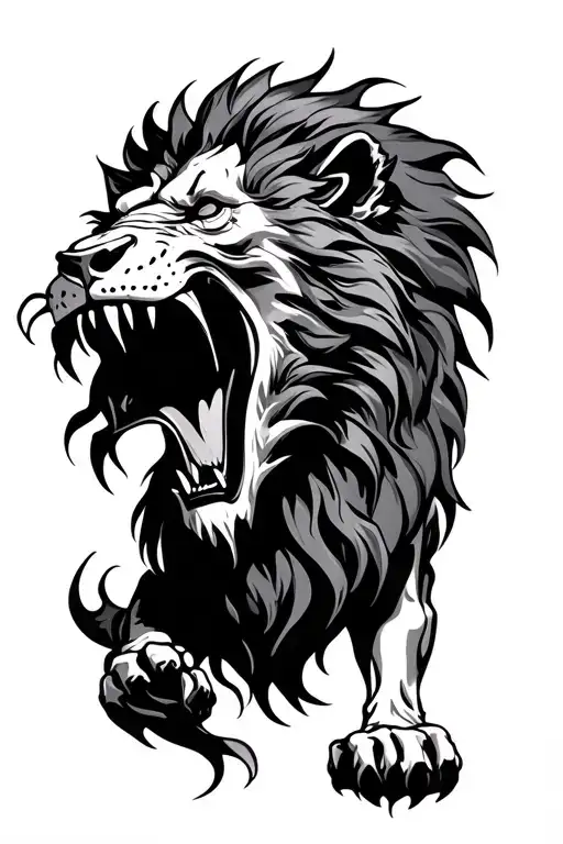 Undead Lion Roaring