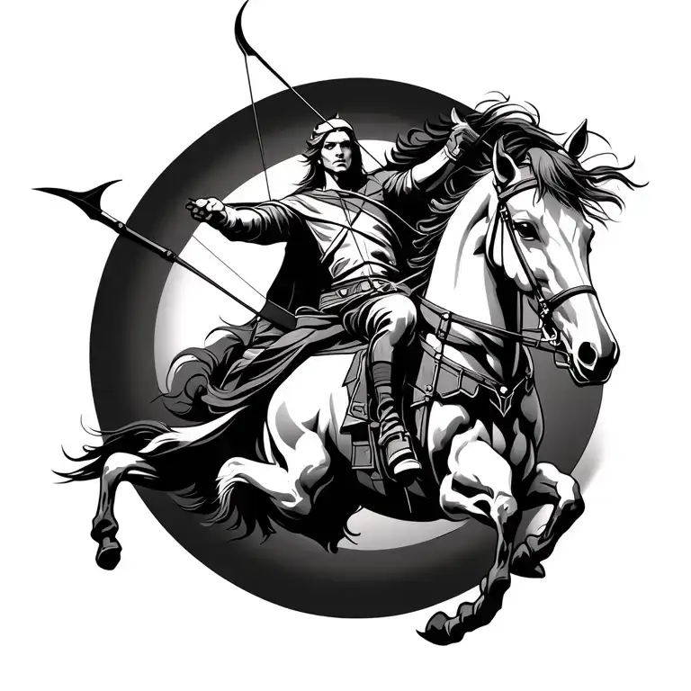 Sagittarius Archer Riding