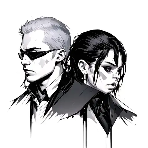 Neo And Trinity The Matrix