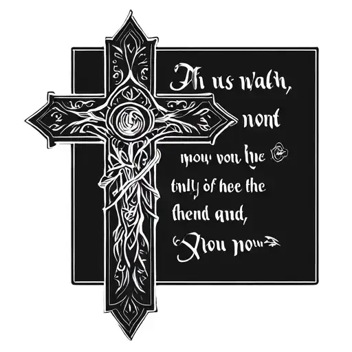 Cross With A Bible Verse