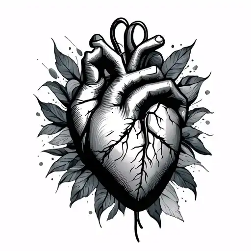 Wear Heart On My Sleeves Tattoo For Hand