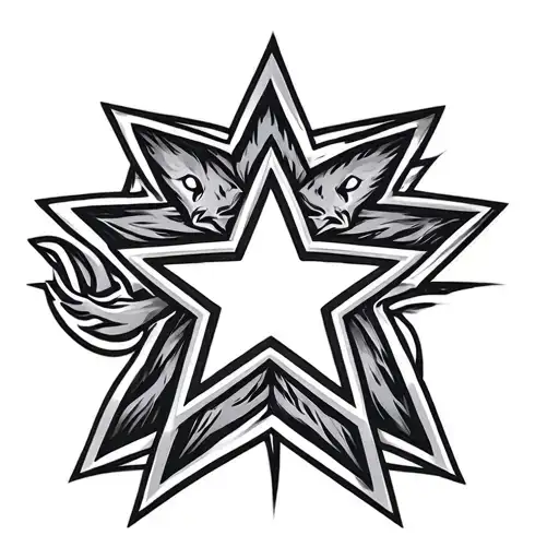 An Outline Of Utah With A Star In The Middle