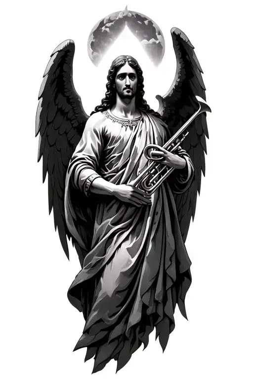 Archangel Gabriel With Trumpet