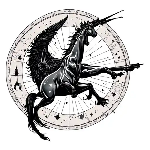 Sagittarius Celestial Map