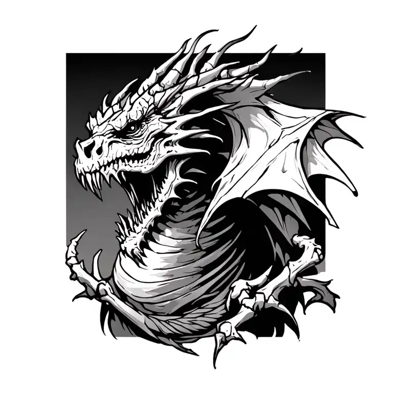 Bone Dragon Grim Reaper